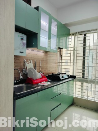 Fully Furnished 2 Bedroom Apartments for Rent Bashundhara R/